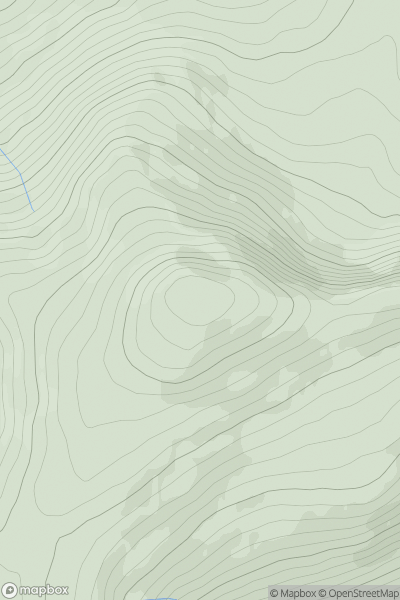 Thumbnail image for Seefin (Sui Finn) [Iveragh Peninsula N] showing contour plot for surrounding peak